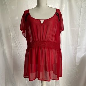 Torrid Chiffon Empire Top Size 2